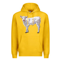 Lemon charolais calf Premium Hoodie - LillyAllenDesigns