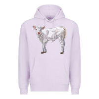 Lilac charolais calf Premium Hoodie - LillyAllenDesigns