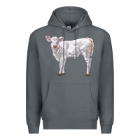 Rock charolais calf Premium Hoodie - LillyAllenDesigns