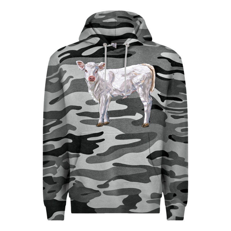 Charolais Calf Premium Hoodie by LillyAllenDesigns | Teevron