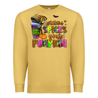 Antique Gold whatever spices your pumpkin Premium Sweatshirt - AdoDesignShop