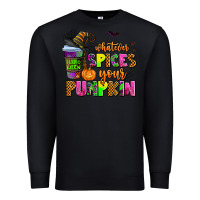 Black whatever spices your pumpkin Premium Sweatshirt - AdoDesignShop
