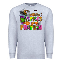 Heather Grey whatever spices your pumpkin Premium Sweatshirt - AdoDesignShop