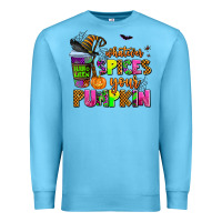 Ocean Blue whatever spices your pumpkin Premium Sweatshirt - AdoDesignShop