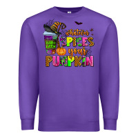 Purple whatever spices your pumpkin Premium Sweatshirt - AdoDesignShop