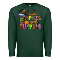 Sports Green whatever spices your pumpkin Premium Sweatshirt - AdoDesignShop