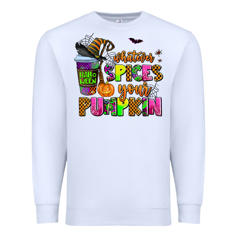 Whatever Spices Your Pumpkin Premium Sweatshirt by AdoDesignShop | Teevron