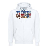 White American cowboy Zipper Hoodie - Zillion Design Studio