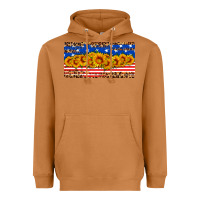 Meerkat usa flag sunflowers license plate Heavyweight Hoodie - HRA Design Shop