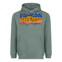 Sage usa flag sunflowers license plate Heavyweight Hoodie - HRA Design Shop