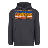 Smoke usa flag sunflowers license plate Heavyweight Hoodie - HRA Design Shop