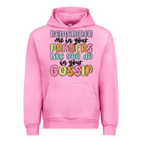 Fuchsia Pink remember me in your prayers like you do in your go Urban Hoodie - MaliasSmallBusiness