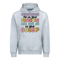 Heather Grey remember me in your prayers like you do in your go Urban Hoodie - MaliasSmallBusiness