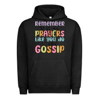 Pigment Black remember me in your prayers like you do in your go Urban Hoodie - MaliasSmallBusiness