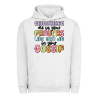 Pigment Lunar Rock remember me in your prayers like you do in your go Urban Hoodie - MaliasSmallBusiness