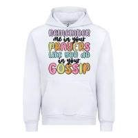 White remember me in your prayers like you do in your go Urban Hoodie - MaliasSmallBusiness