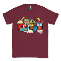Burgundy teacher coffee cups Classic Tee - Zillion Design Studio