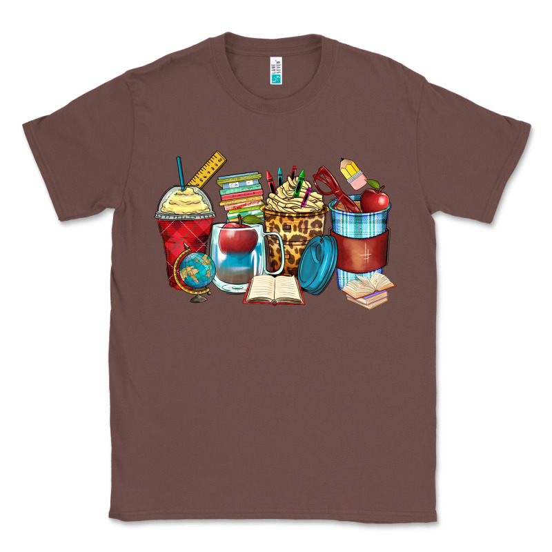 Teacher Coffee Cups Classic Tee by Zillion Design Studio | Teevron