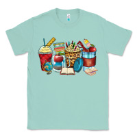 Seafoam teacher coffee cups Classic Tee - Zillion Design Studio