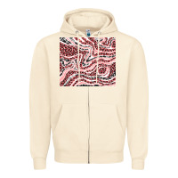 Sandshell pinky leopard and cowhide valentine's day Zipper Hoodie - RanaPortraitStore