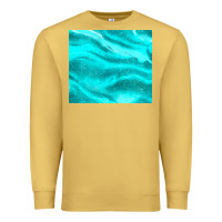 Turquoise Glitter Premium Sweatshirt | Teevron
