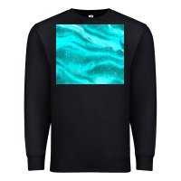 Black turquoise glitter Premium Sweatshirt - JahusDesignShop