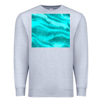 Heather Grey turquoise glitter Premium Sweatshirt - JahusDesignShop