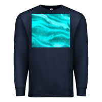 Navy turquoise glitter Premium Sweatshirt - JahusDesignShop