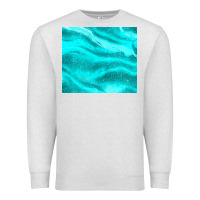 Oatmeal Heather turquoise glitter Premium Sweatshirt - JahusDesignShop