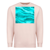 Pale Pink turquoise glitter Premium Sweatshirt - JahusDesignShop