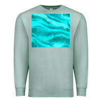 Seafoam turquoise glitter Premium Sweatshirt - JahusDesignShop
