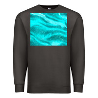 Smoke turquoise glitter Premium Sweatshirt - JahusDesignShop