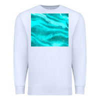 White turquoise glitter Premium Sweatshirt - JahusDesignShop