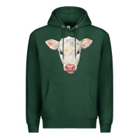 Sports Green charolais calf face Premium Hoodie - LillyAllenDesigns