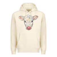 Tofu charolais calf face Premium Hoodie - LillyAllenDesigns
