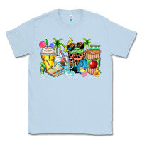 Dusty Blue summer teacher coffee cups Classic Tee - Zillion Design Studio