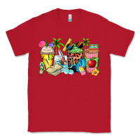 Red summer teacher coffee cups Classic Tee - Zillion Design Studio