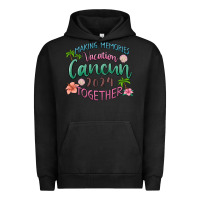 Pigment Black making memories vacation cancun 2024 together Urban Hoodie - MaliasSmallBusiness