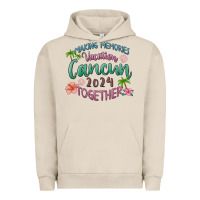 Pigment French Oak making memories vacation cancun 2024 together Urban Hoodie - MaliasSmallBusiness