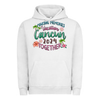 Pigment Lunar Rock making memories vacation cancun 2024 together Urban Hoodie - MaliasSmallBusiness