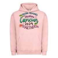 Pigment Salmon making memories vacation cancun 2024 together Urban Hoodie - MaliasSmallBusiness