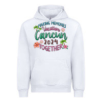 White making memories vacation cancun 2024 together Urban Hoodie - MaliasSmallBusiness