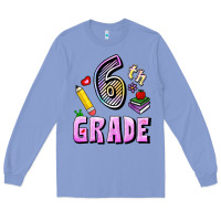 Colony Blue Sixth Grade Long Sleeve Tee - RanaPortraitStore