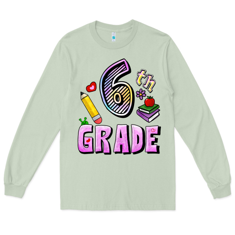 Sixth Grade Long Sleeve Tee by RanaPortraitStore | Teevron