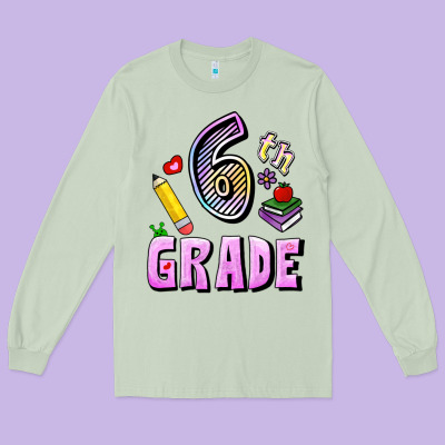 Long Sleeve Tee Sixth Grade