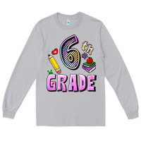 Moon Dust Sixth Grade Long Sleeve Tee - RanaPortraitStore