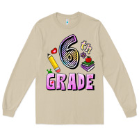 Mushroom Sixth Grade Long Sleeve Tee - RanaPortraitStore