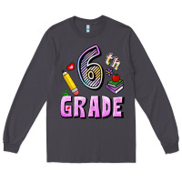 Smoke Sixth Grade Long Sleeve Tee - RanaPortraitStore