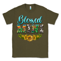 Army Green blessed mini Classic Tee - BarkalooDesign