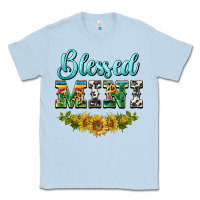 Dusty Blue blessed mini Classic Tee - BarkalooDesign
